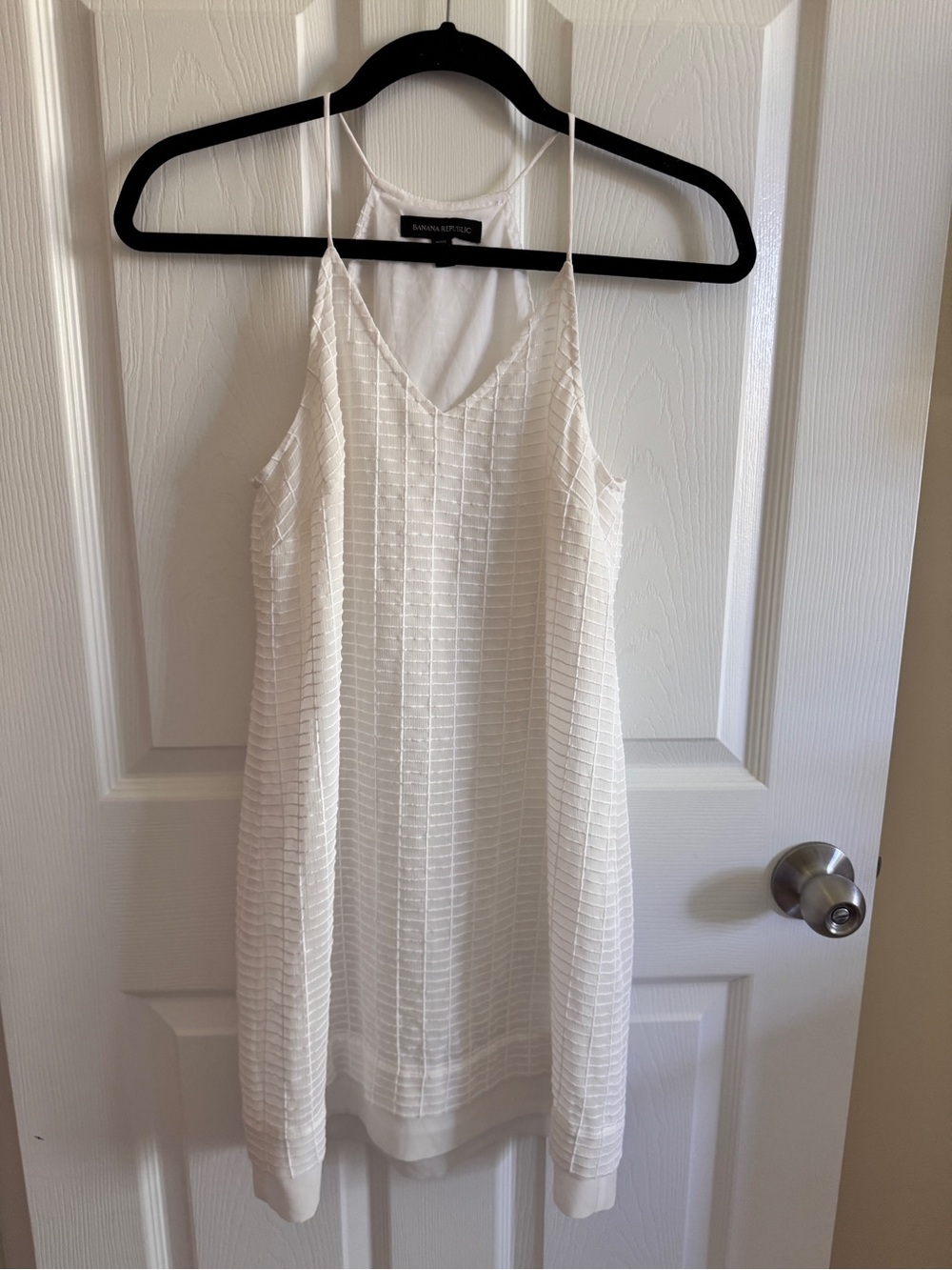 Banana Republic White Spaghetti Strap Slip Dress